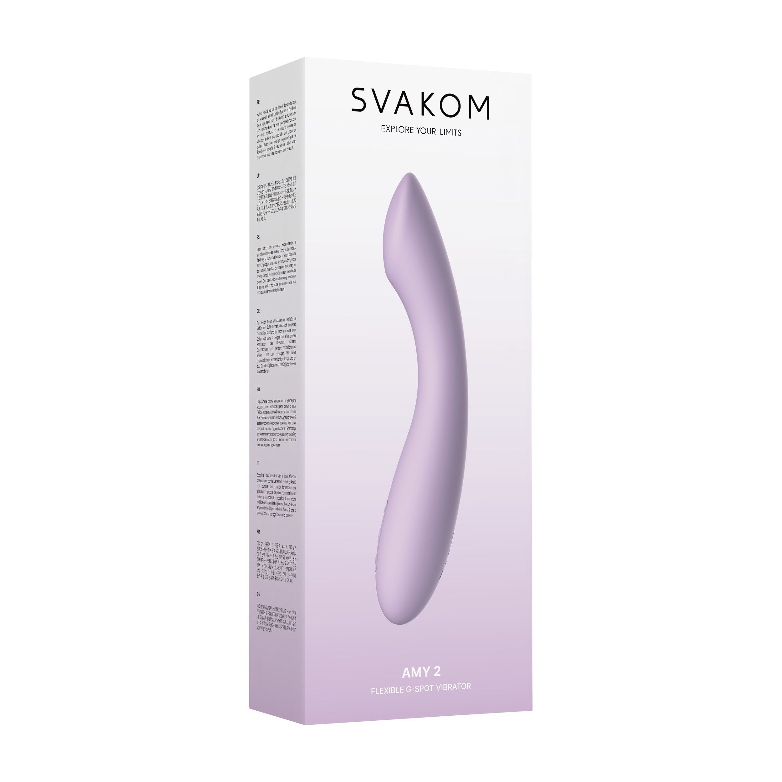SVAKOM - AMY 2 G-Spot und Klitoris-Vibrator - Lila