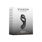 SVAKOM - Benedict Doppelt Ring Perineum Stimulator - Schwarz