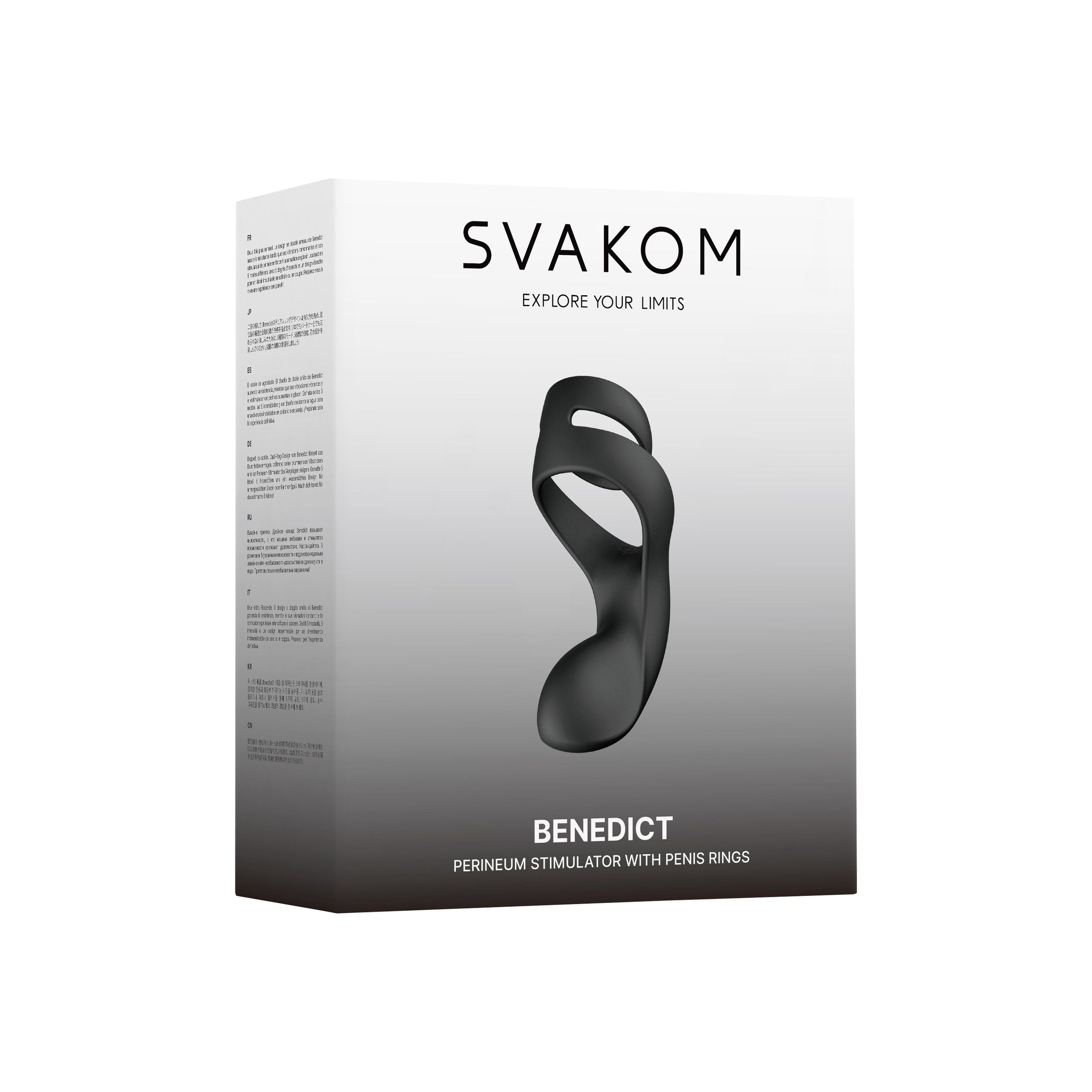 SVAKOM - Benedict Doppelt Ring Perineum Stimulator - Schwarz