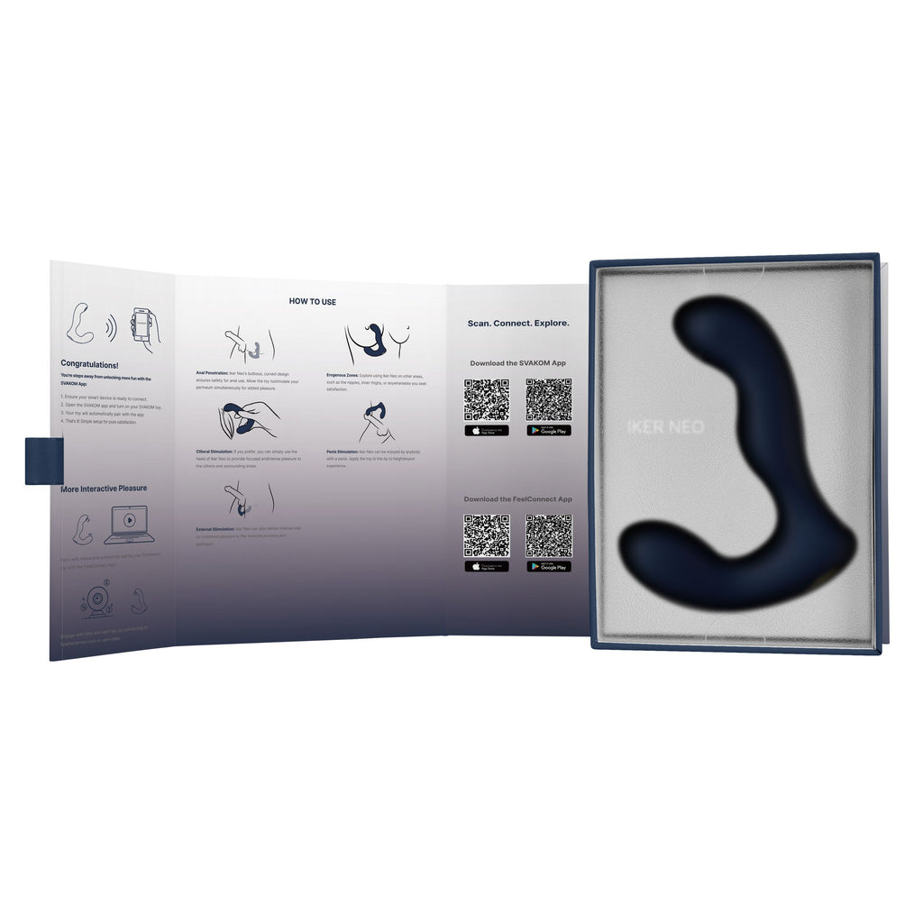 SVAKOM - Iker Neo Prostatavibrator - Navy Blue