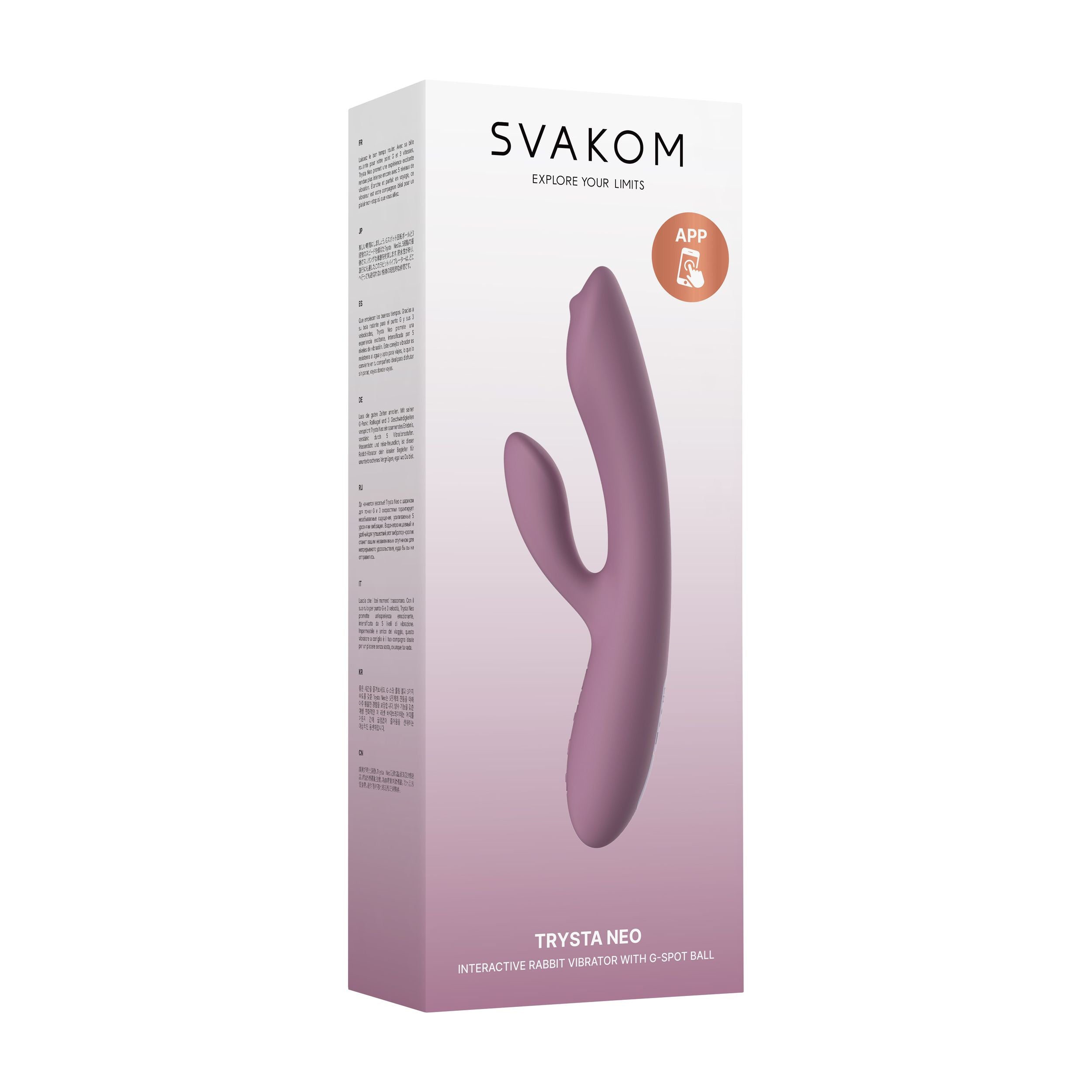 SVAKOM - Trysta Neo Rabbit Vibrator G-Spot - Rosa
