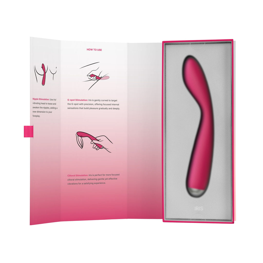 SVAKOM - Iris G-Punkt und Klitoris-Vibrator - Plum Red