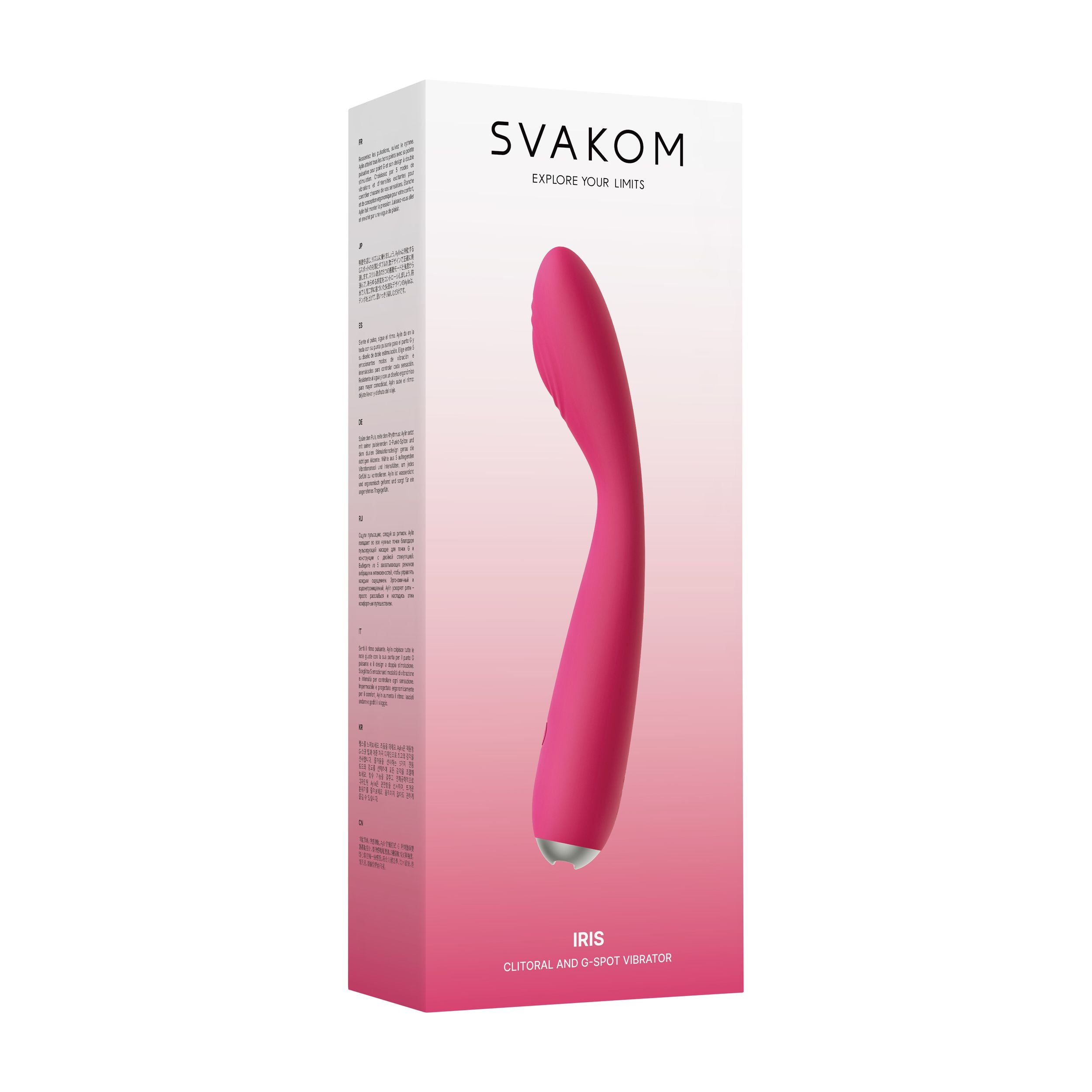 SVAKOM - Iris G-Punkt und Klitoris-Vibrator - Plum Red