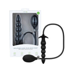 Anal Collection - Aufblasbarer Dildo mit Pumpe 20 cm - Schwarz
