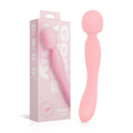 Good Vibes Only - Simi Doppelseitiger Wand-Vibrator - Weiches Silikon - Rosa