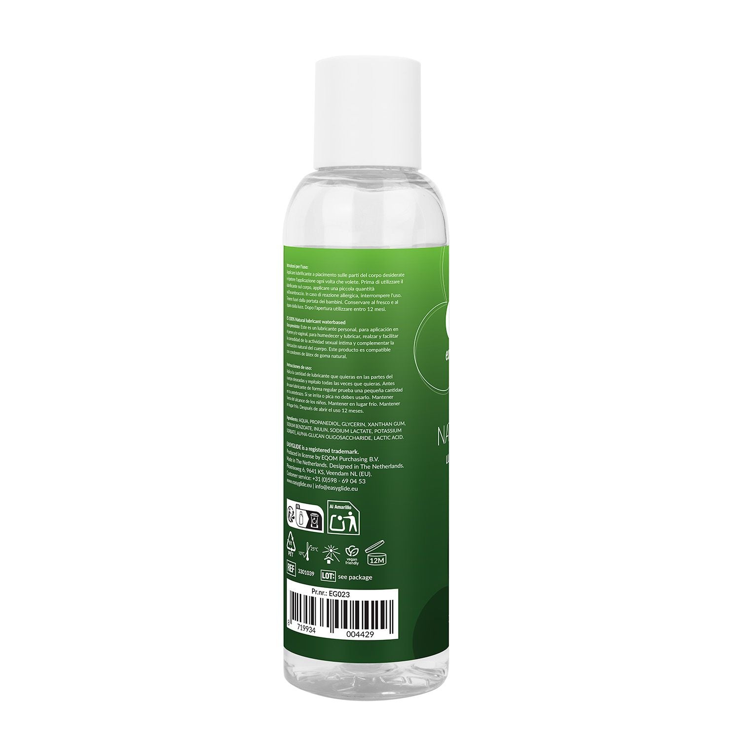 EasyGlide Natural Gleitgel auf Wasserbasis mit natürlichen Inhaltsstoffen 150 ml