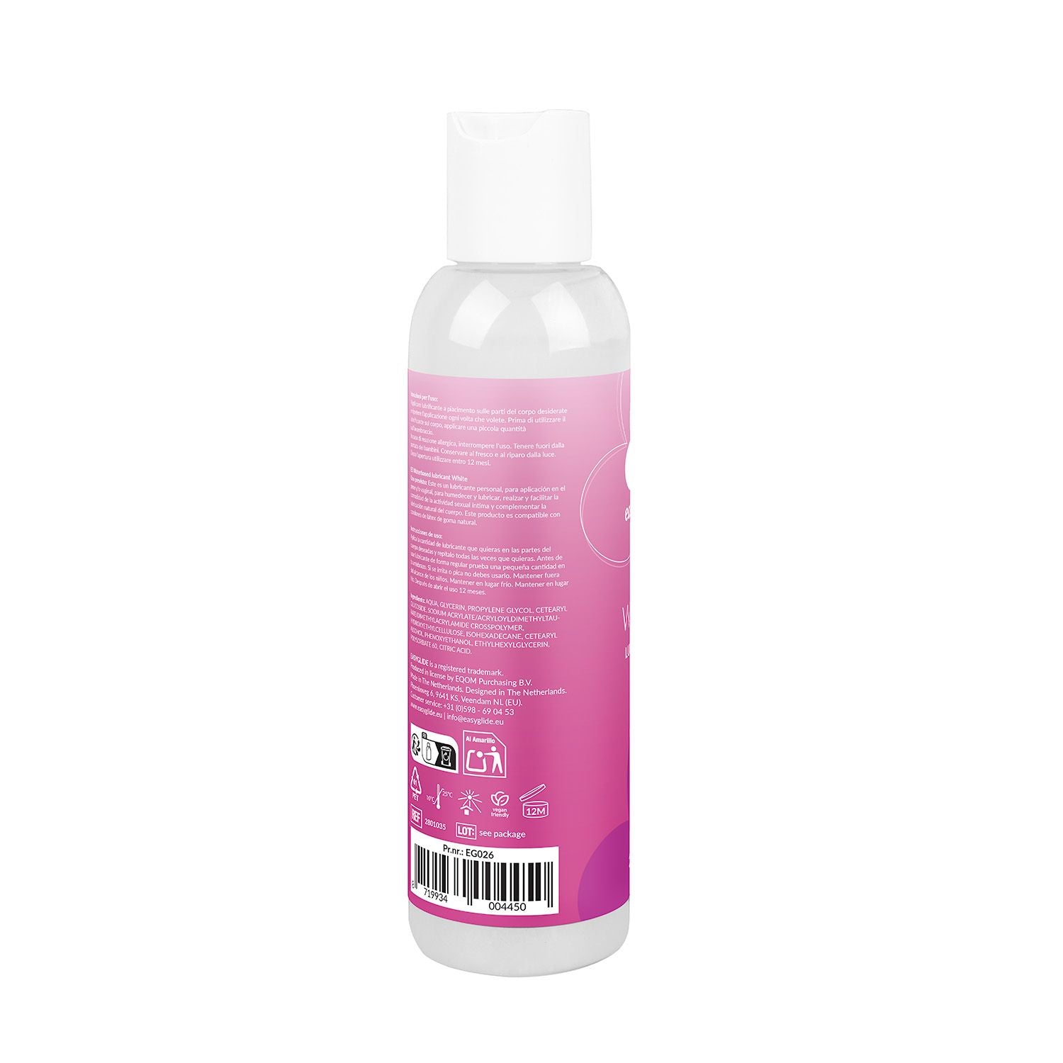 Easyglide White - Gleitgel auf Wasserbasis - 150 ml