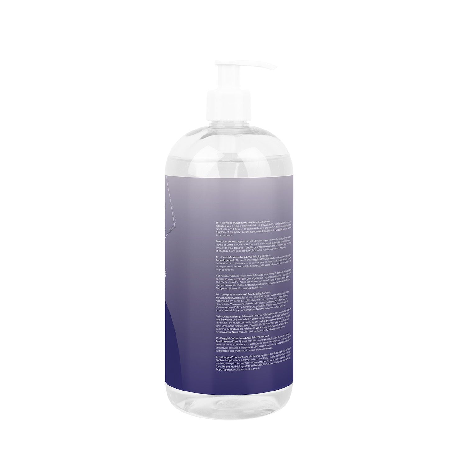 EasyGlide Anal Relaxing Gleitgel - 1000 ml, beruhigende Wasserbasis-Formel