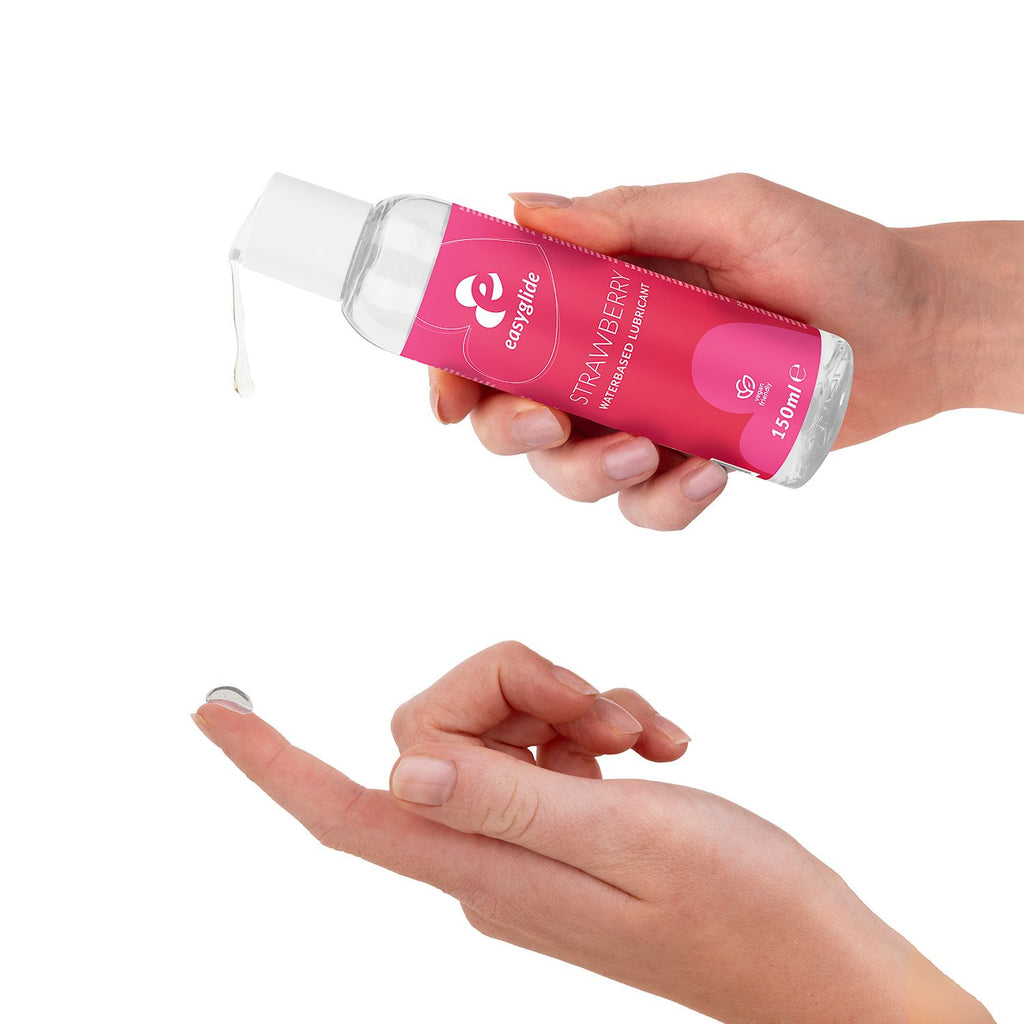 EasyGlide Erdbeer-Gleitgel auf Wasserbasis - 150 ml