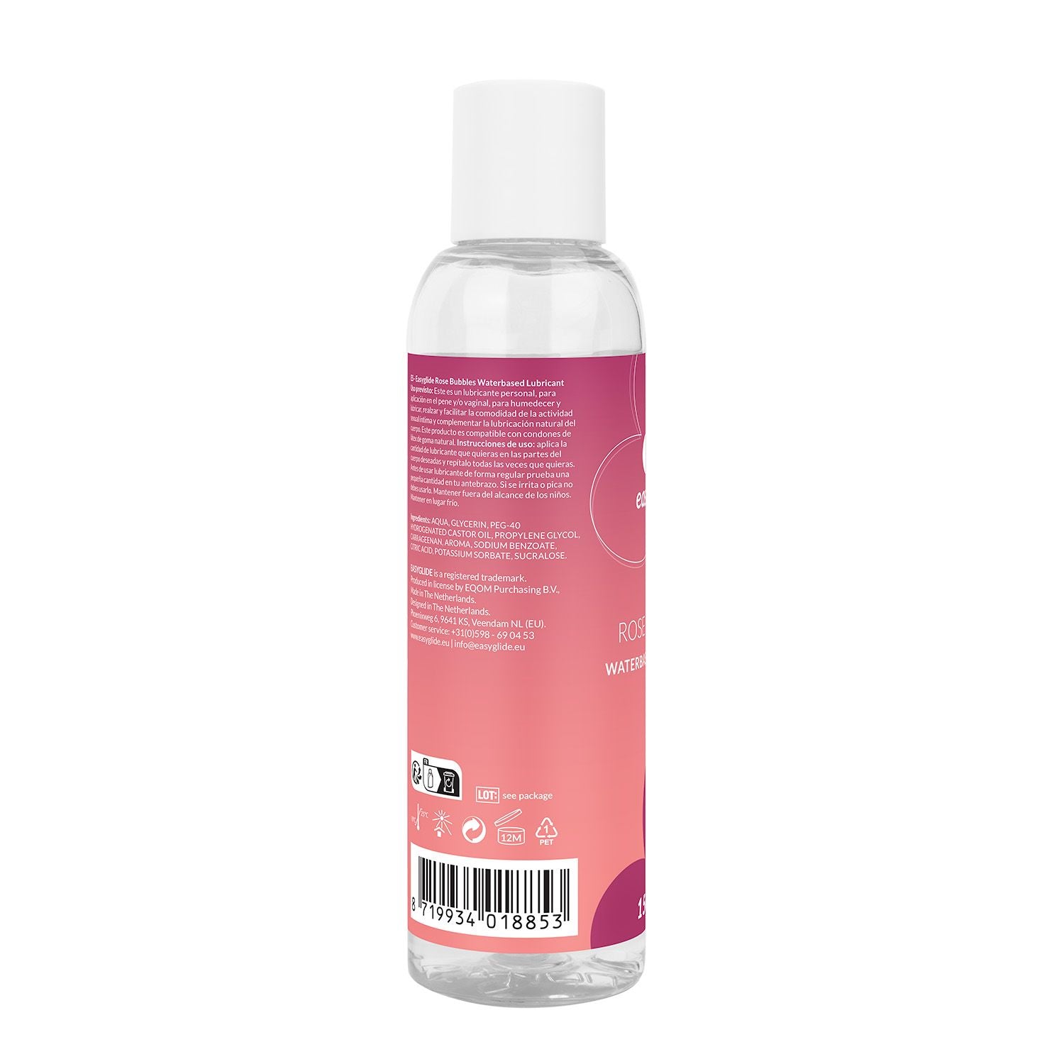 EasyGlide Rosé Bubbels Gleitgel auf Wasserbasis - 150 ml