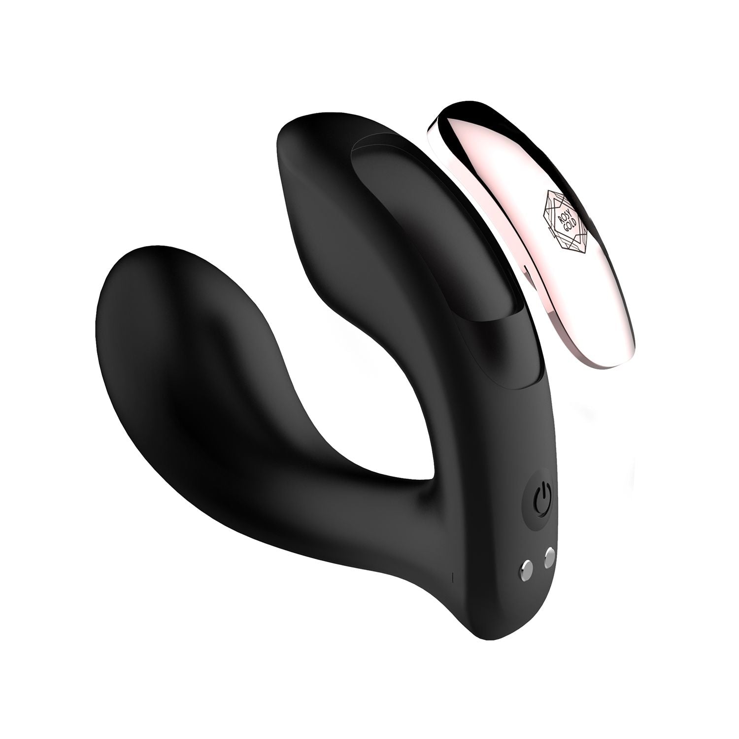 Rosy Gold - Wearable Vibrator mit Luxus-Ladecase - Schwarz