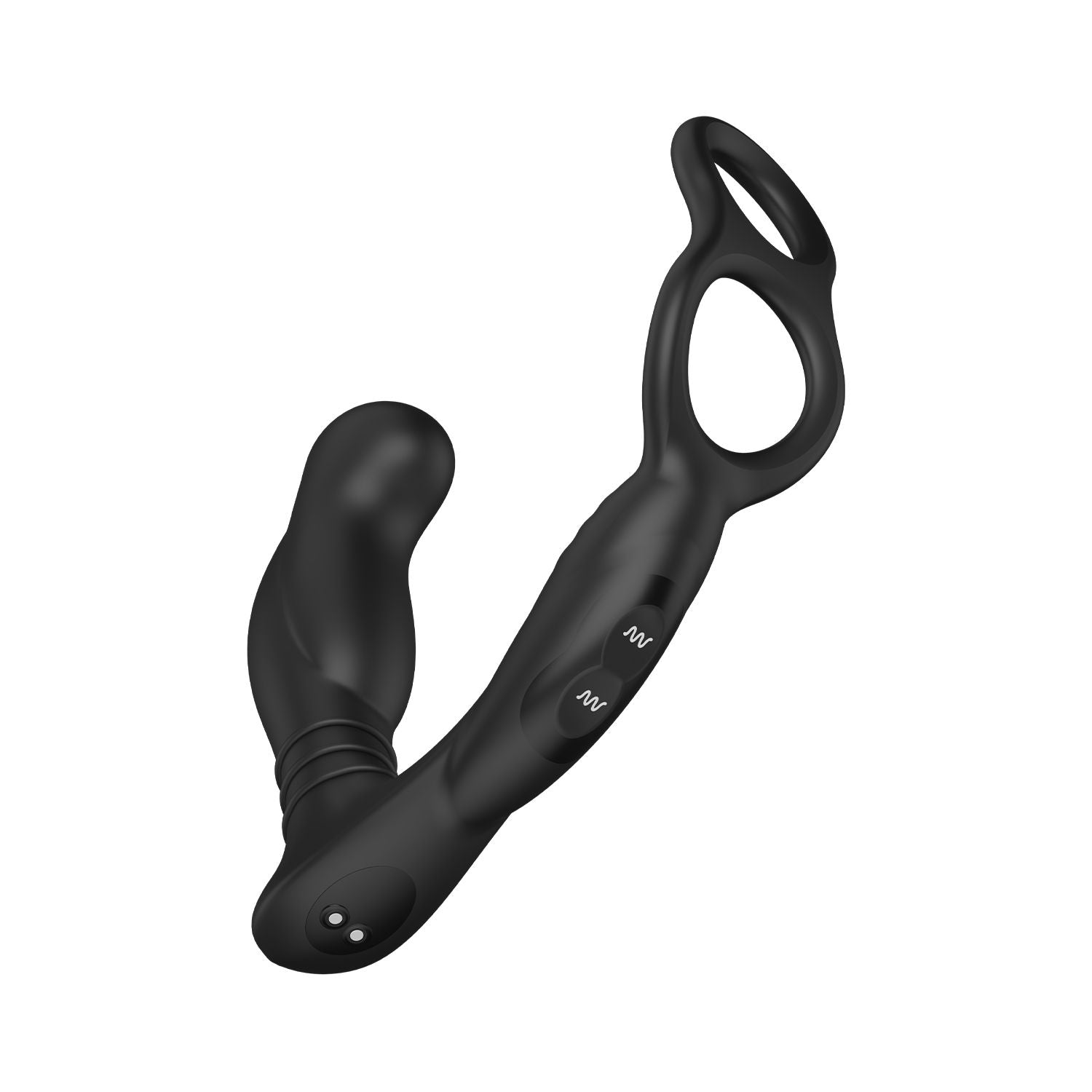 Simul8 Prostatavibrator mit Penis- und Hodenring