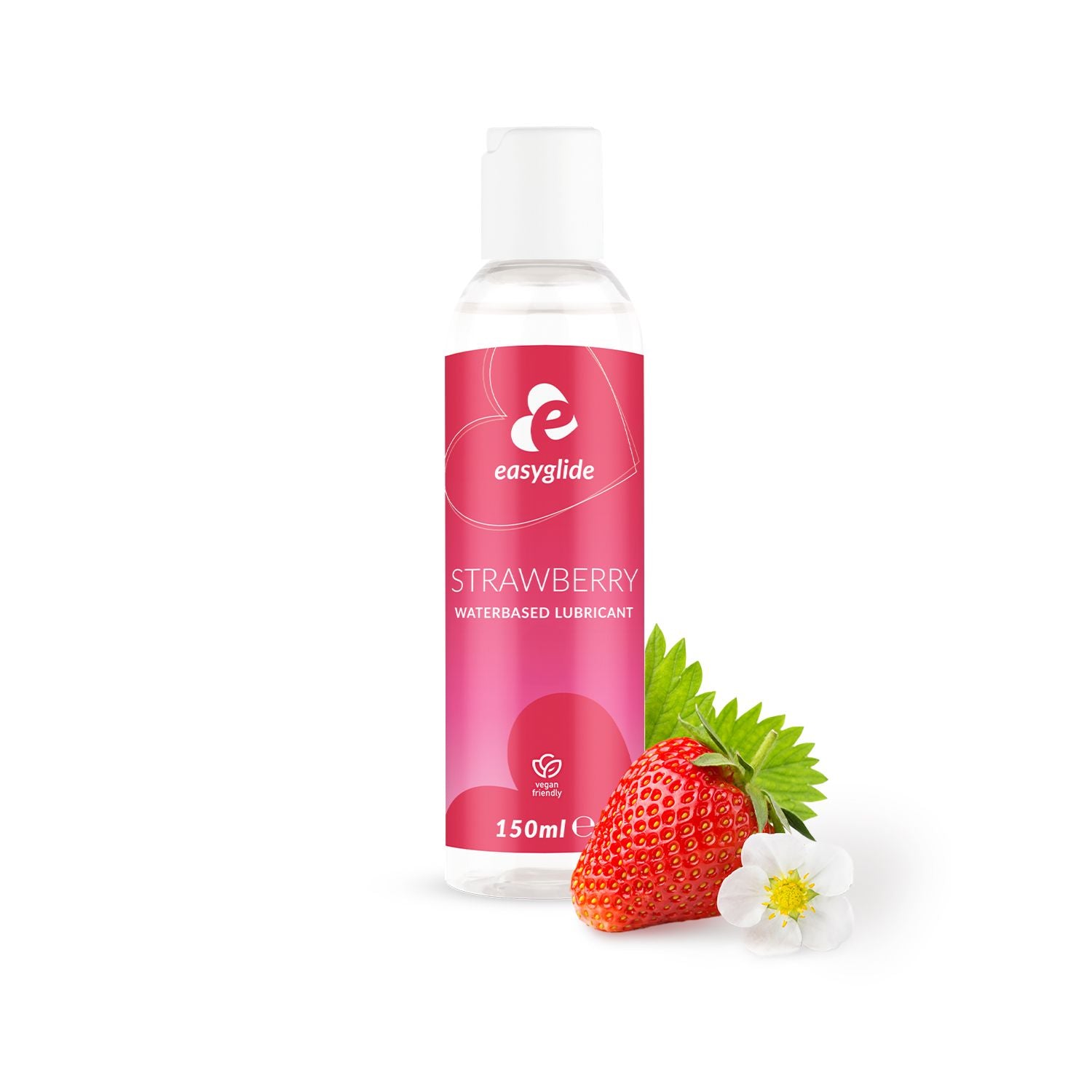 EasyGlide Erdbeer-Gleitgel auf Wasserbasis - 150 ml