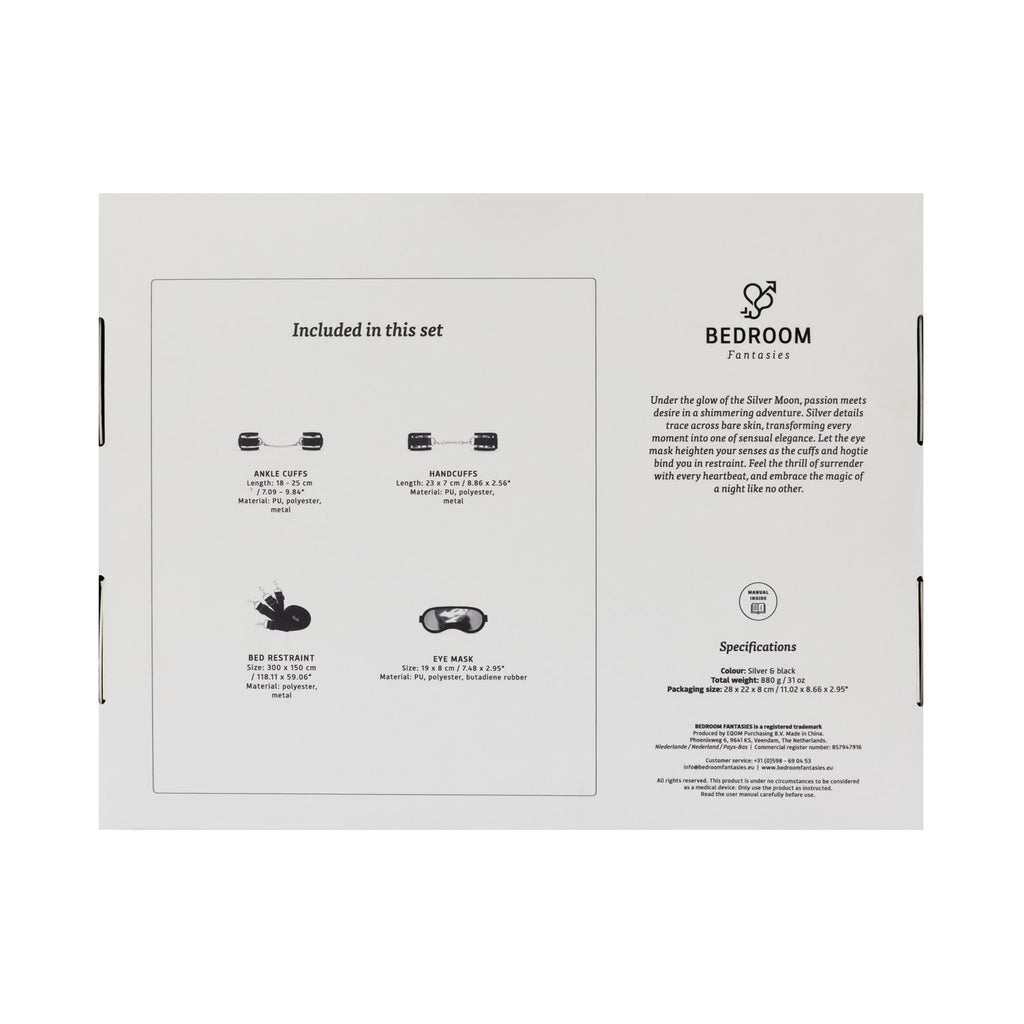 Bedroom Fantasies - Silver Moon Fantasy Play Kit - Bed restraint