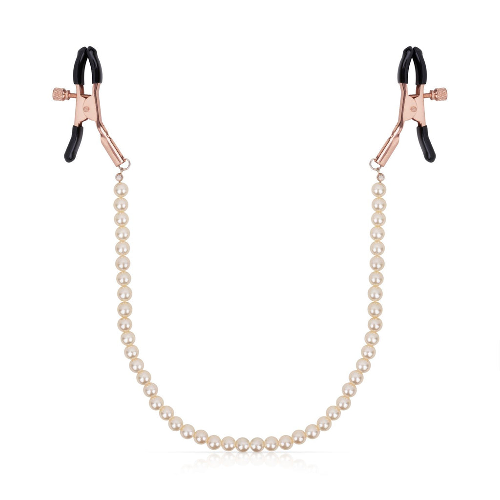 Rosy Gold - Pearls Nippelklemmen - Verstellbares Design