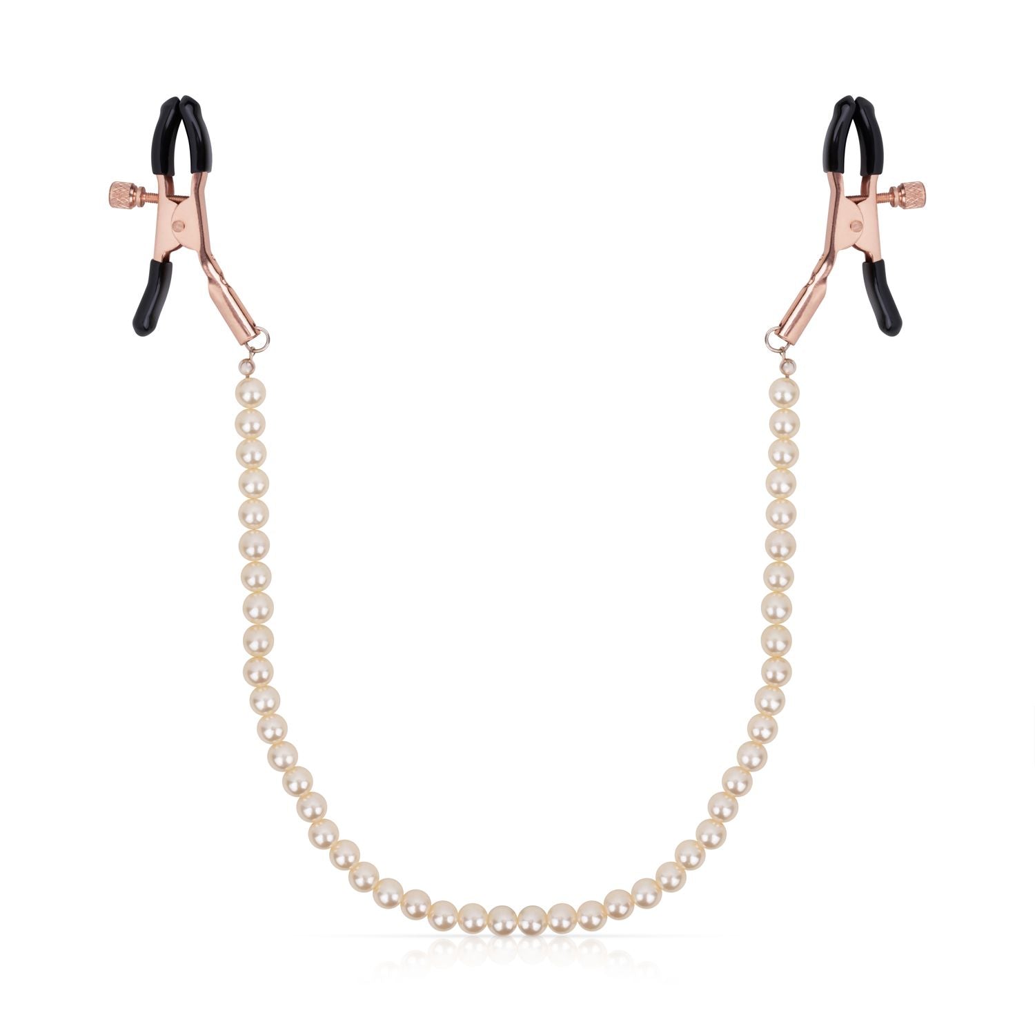 Rosy Gold - Pearls Nippelklemmen - Verstellbares Design