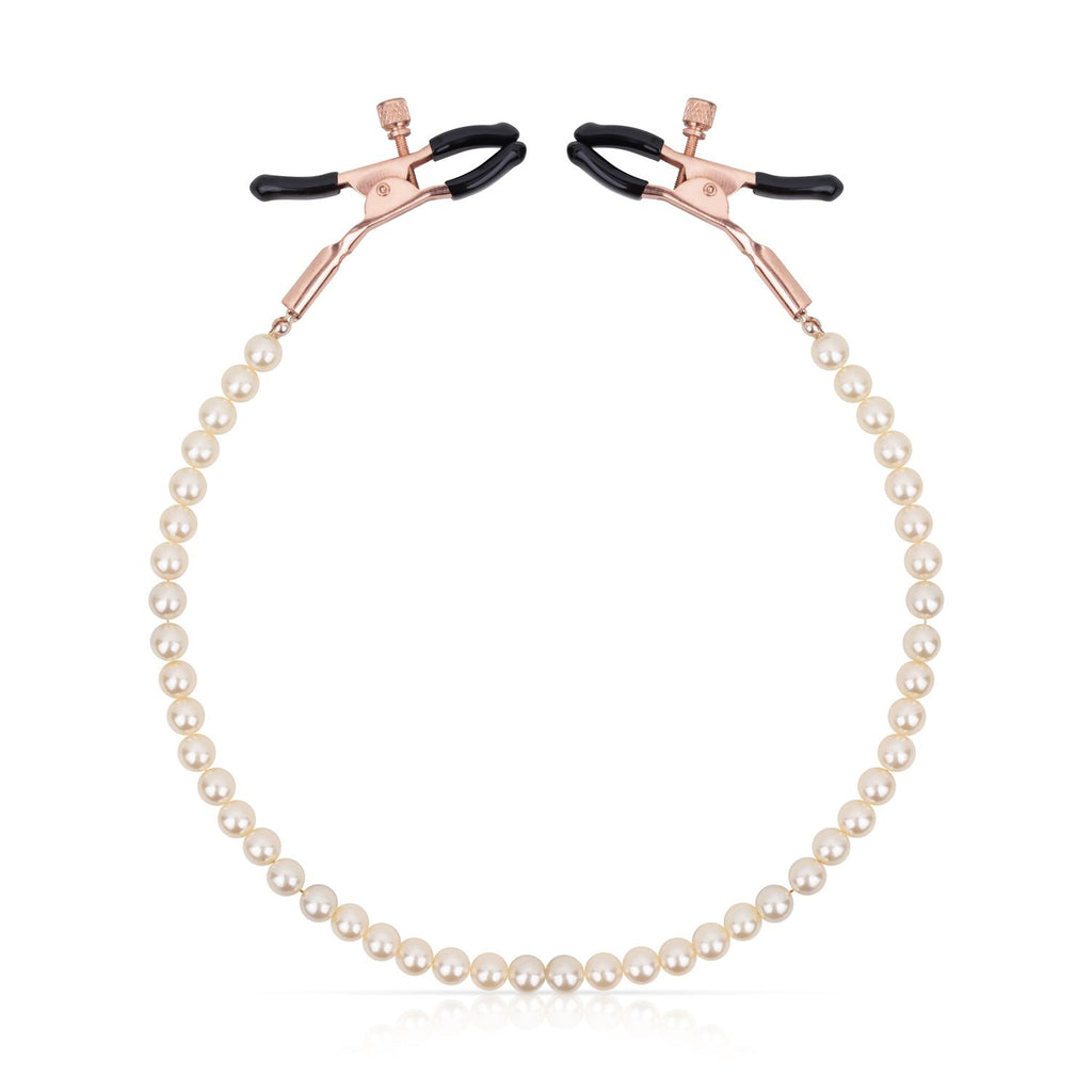 Rosy Gold - Pearls Nippelklemmen - Verstellbares Design