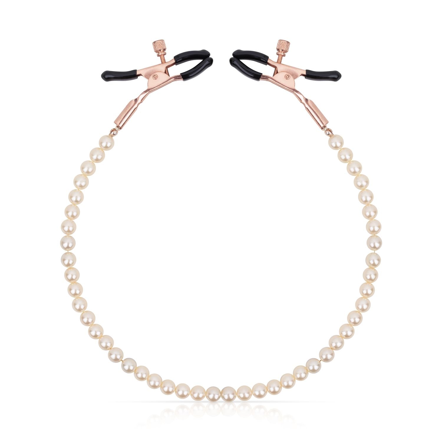 Rosy Gold - Pearls Nippelklemmen - Verstellbares Design