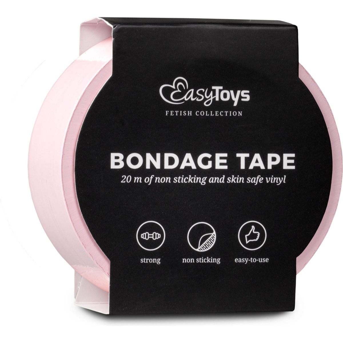 Easytoys Fetish - Schwarzes Bondage Tape - 20m