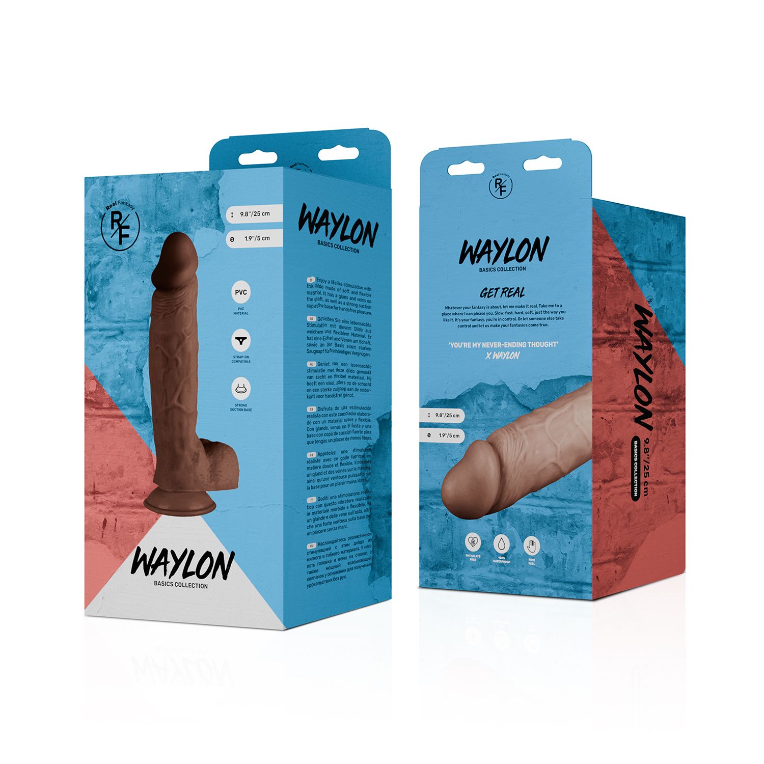 Real Fantasy - Waylon Realistischer Dildo - 25 cm