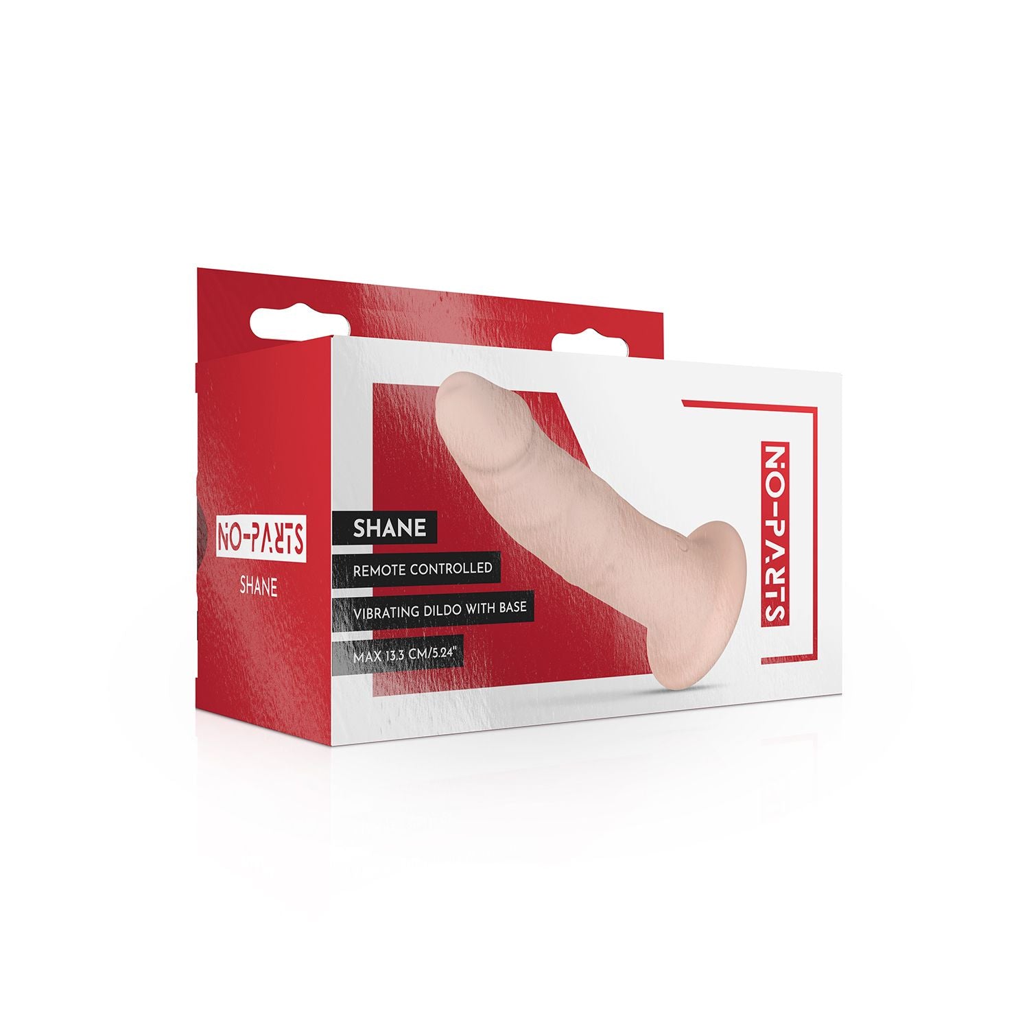 No-Parts - Shane Vibrations Dildo mit Fernbedienung - 13 cm
