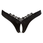 Cottelli Collection - Stringtanga mit Perlen - Schwarz