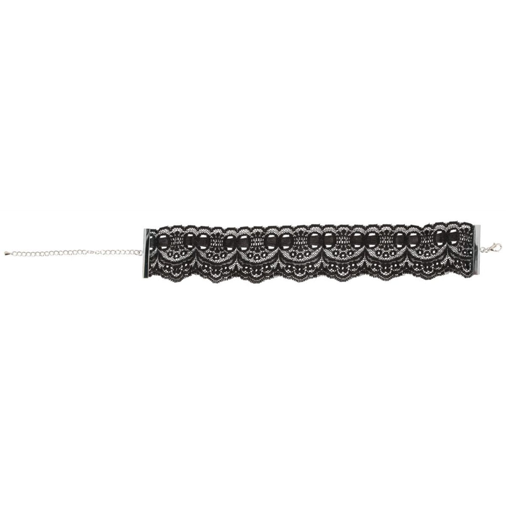 Cottelli Collection - Spitzenhalsband - Schwarz
