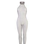 Cottelli Collection - Netz Catsuit mit kleiner Lust Öffnung