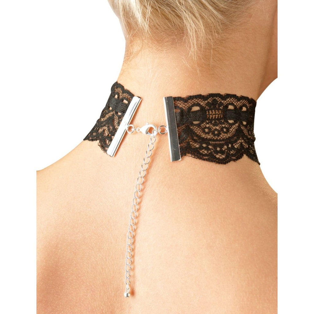 Cottelli Collection - Spitzenhalsband - Schwarz