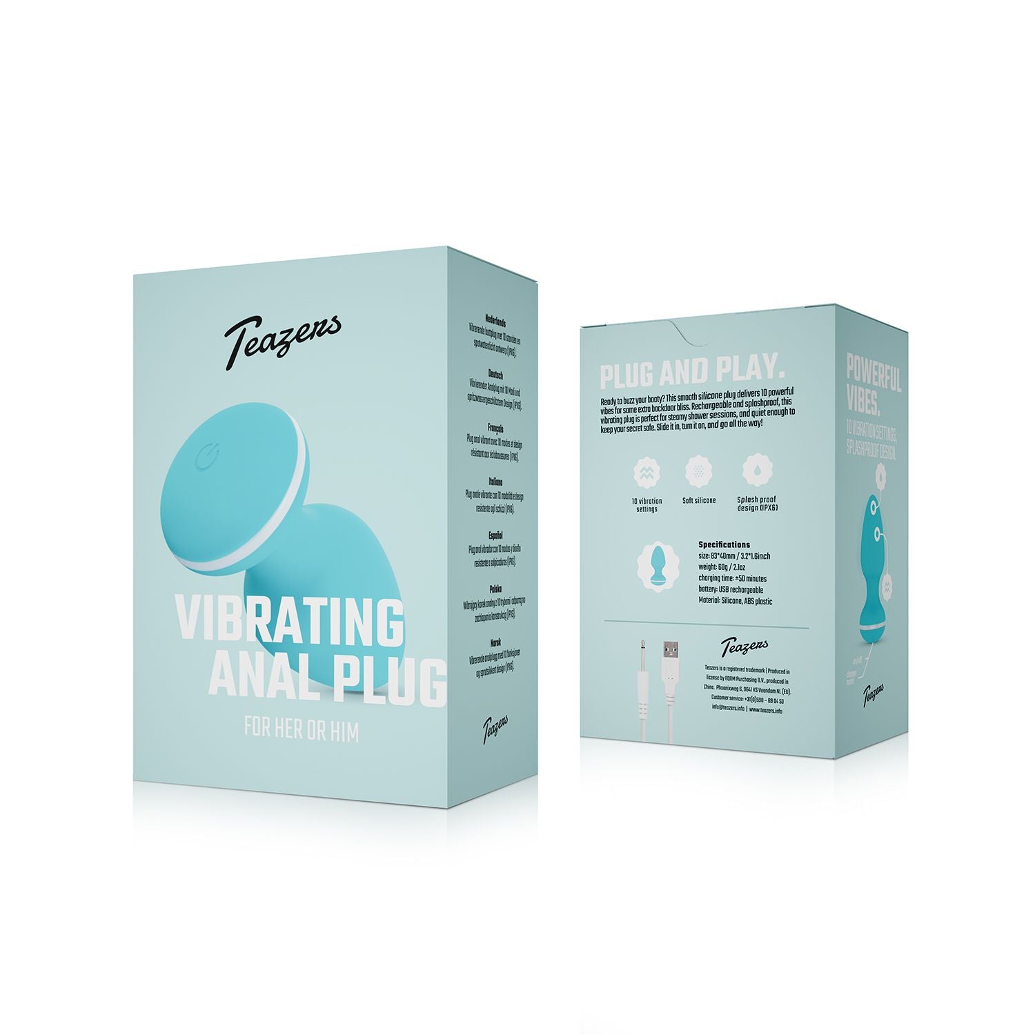 Teazers - Blanca Vibrierender Analplug