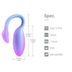 Magic Motion - Magic Flamingo Max Vibrations-Ei - Blau