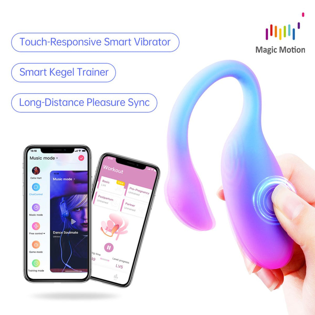 Magic Motion - Magic Flamingo Max Vibrations-Ei - Blau