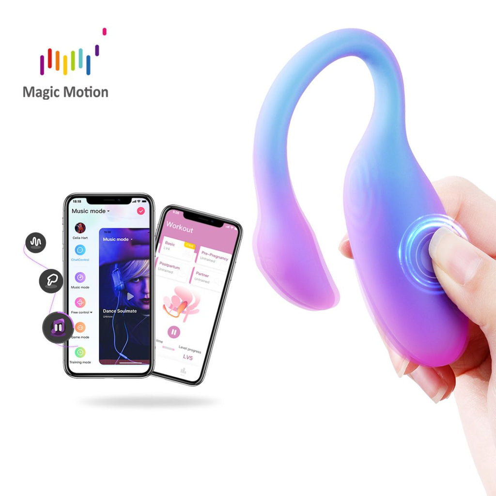 Magic Motion - Magic Flamingo Max Vibrations-Ei - Blau