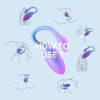 Magic Motion - Magic Flamingo Max Vibrations-Ei - Blau