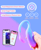 Magic Motion - Magic Flamingo Max Vibrations-Ei - Blau