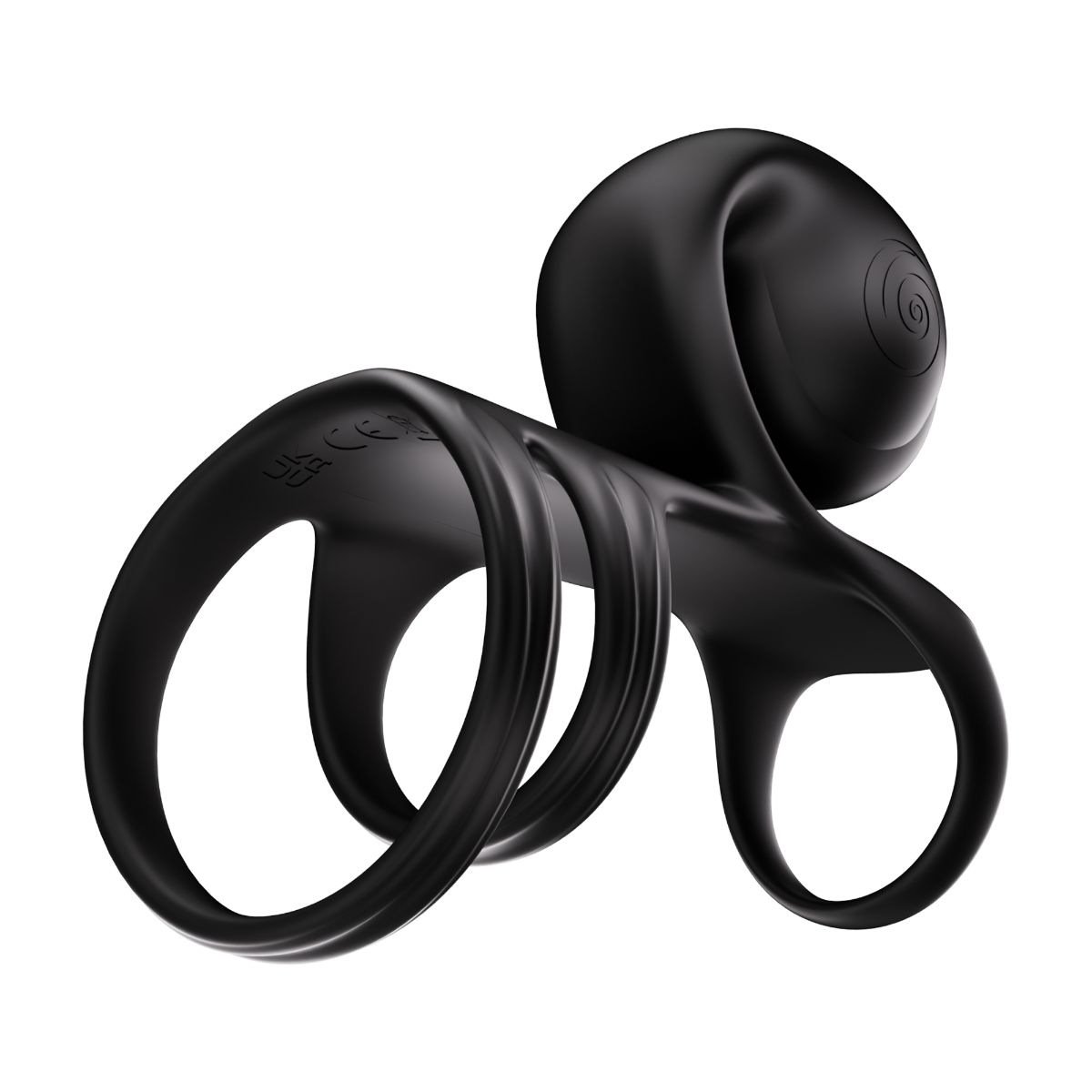 SVibe - Jovi Arc Couples Ring - Schwarz