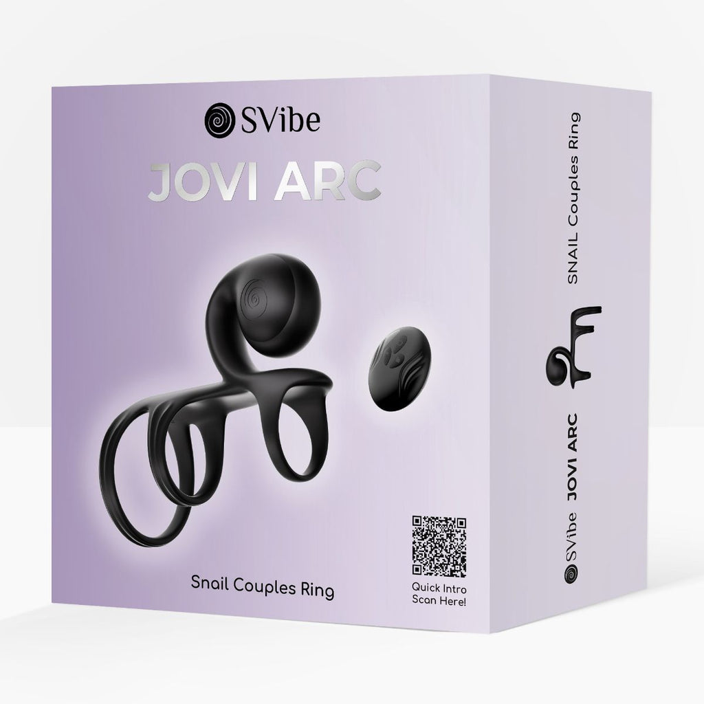 SVibe - Jovi Arc Couples Ring - Schwarz