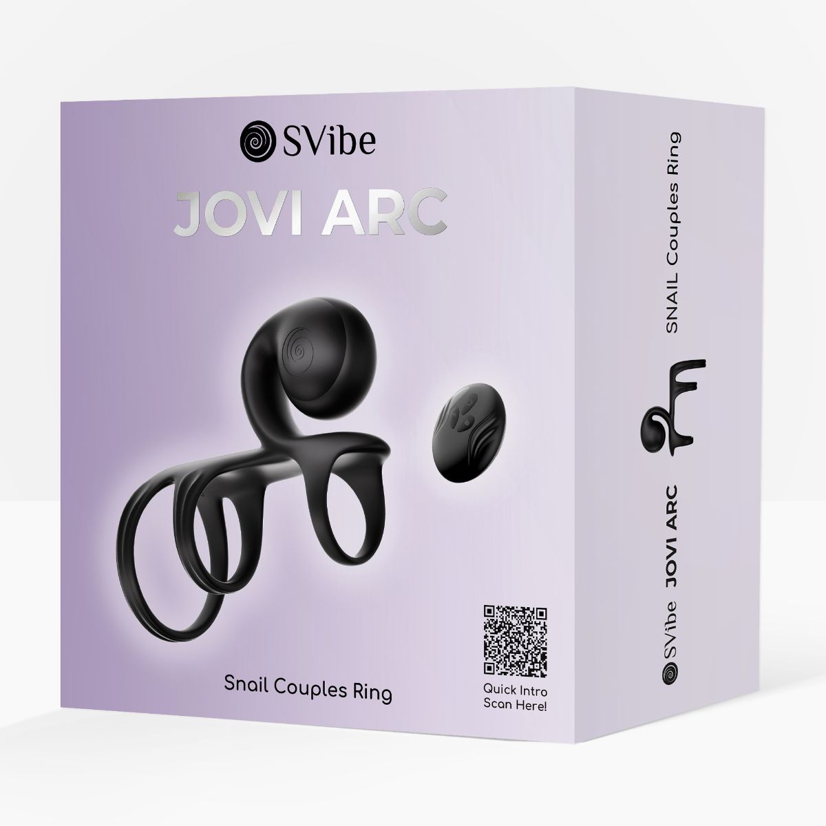 SVibe - Jovi Arc Couples Ring - Schwarz