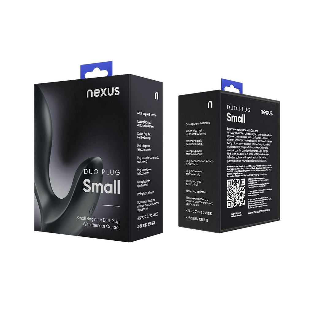 Nexus - Duo Butt Plug Klein-Schwarz