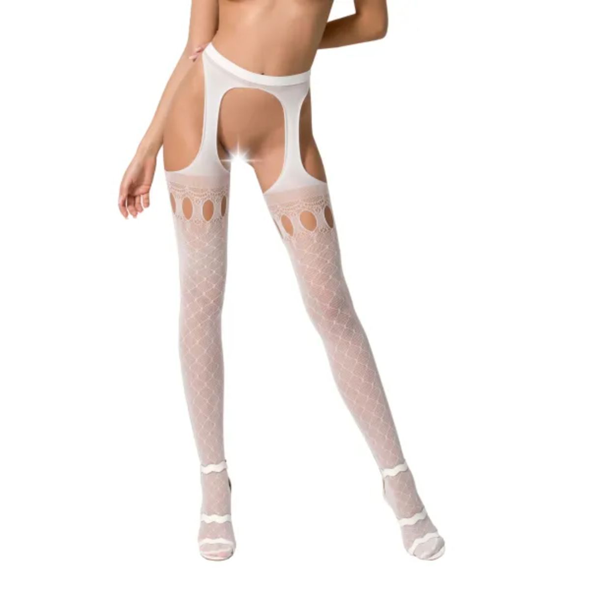 Passion - S024 Strip Pants - Weiß