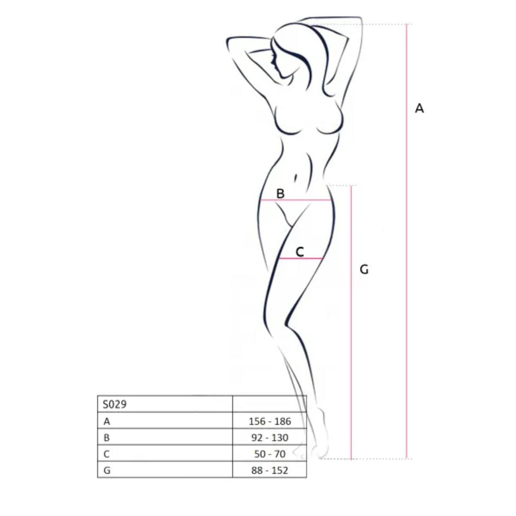 Passion - S029 Strip Pants - Rot