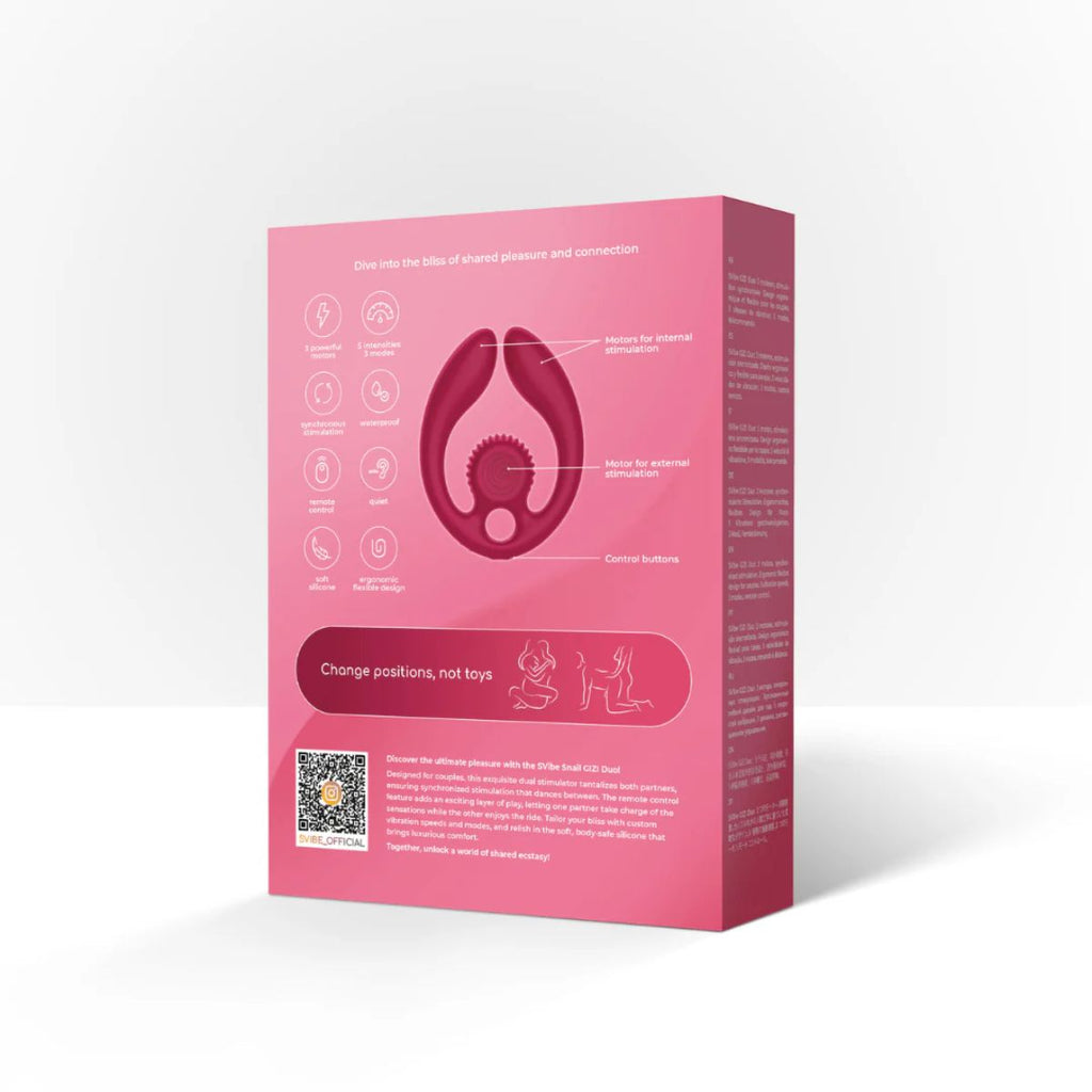 SVibe - GIZI Duo Couples Stimulator - Lila