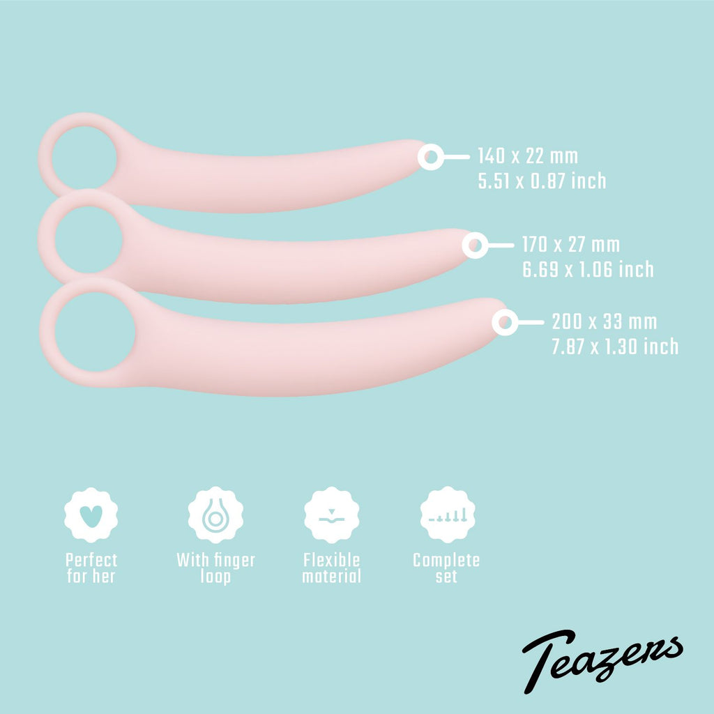 Teazers - Dilatoren-Set 3-teilig - Rosa