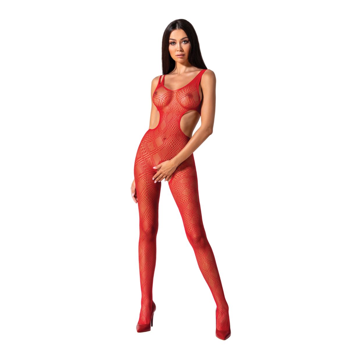 Passion - BS085 Catsuit - Schwarz