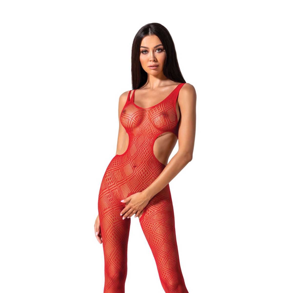 Passion - BS085 Catsuit - Schwarz
