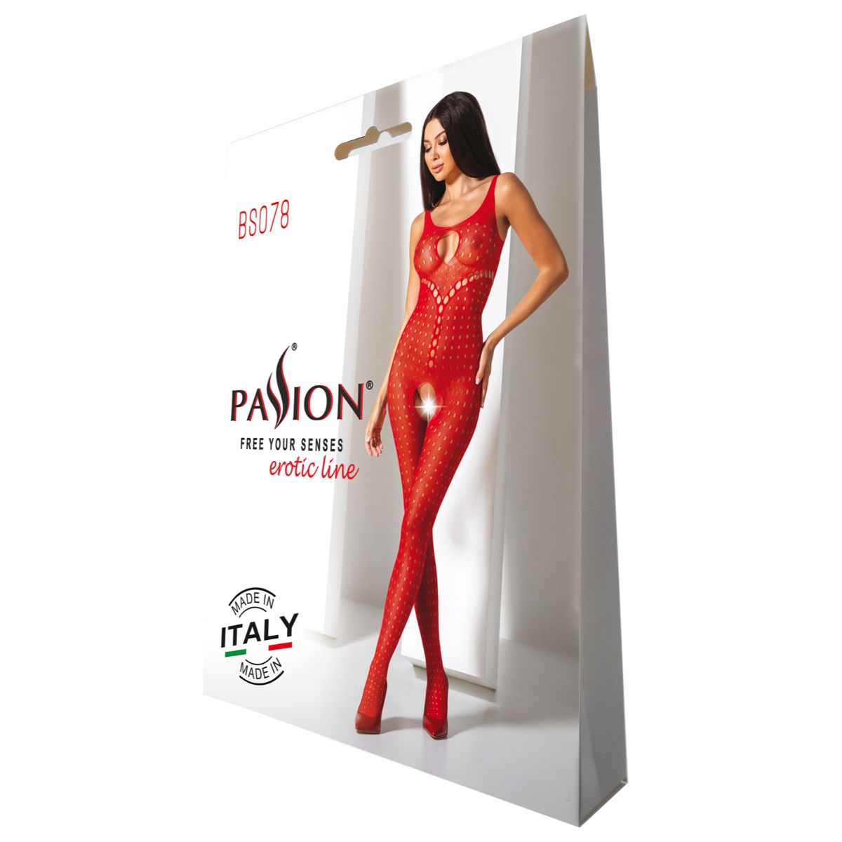 Passion - BS078 Catsuit - Schwarz