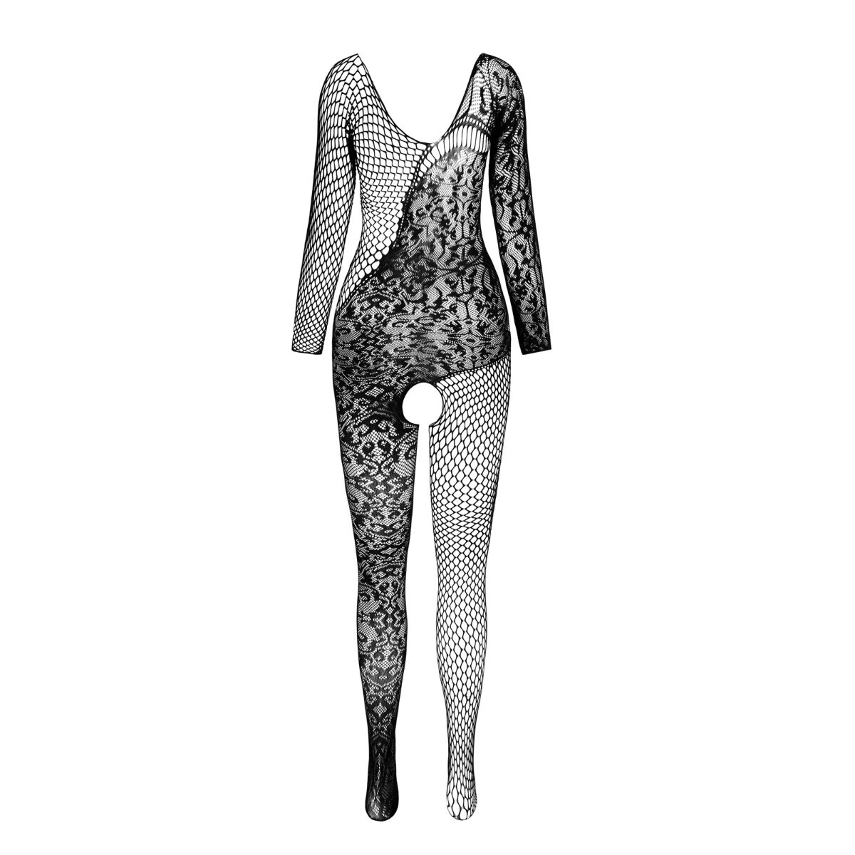 Passion - BS107 Bodystocking - Schwarz