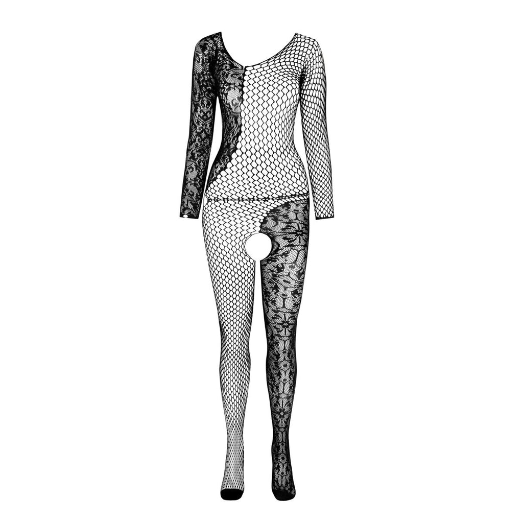 Passion - BS107 Bodystocking - Schwarz