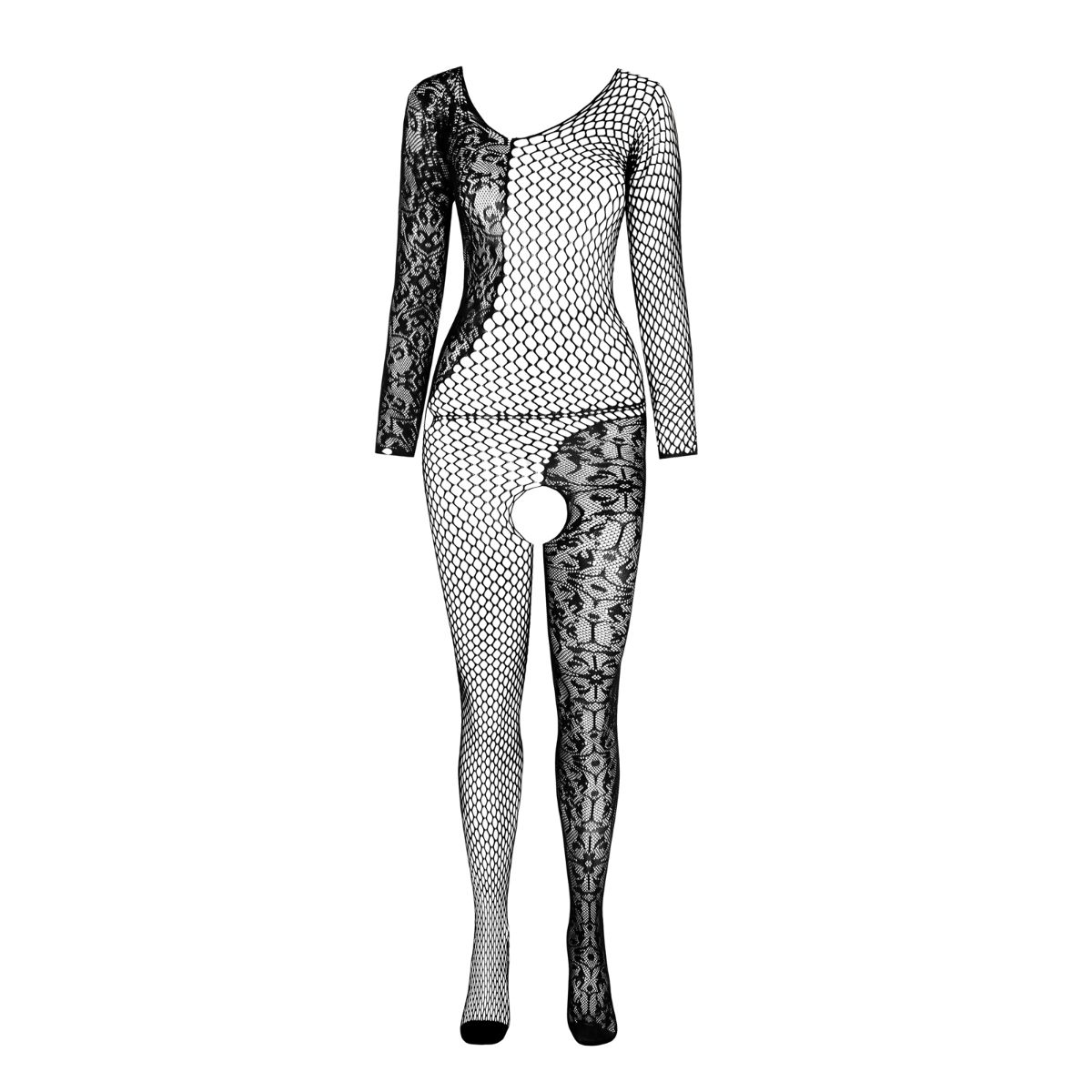 Passion - BS107 Bodystocking - Schwarz