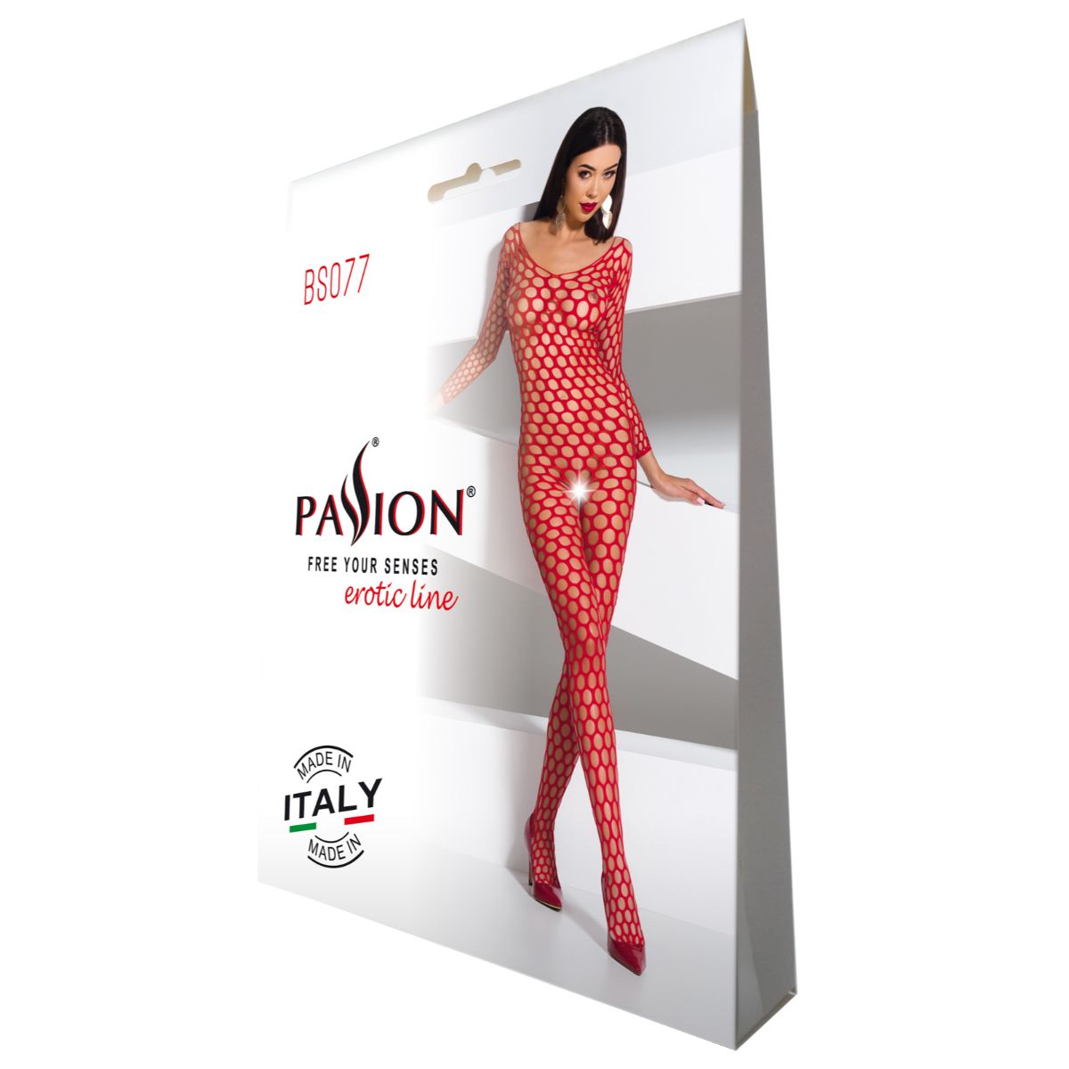 Passion - BS077 Catsuit - Rot